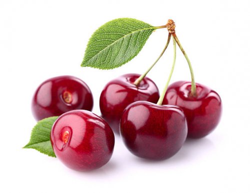 Sweet cherry in closeup